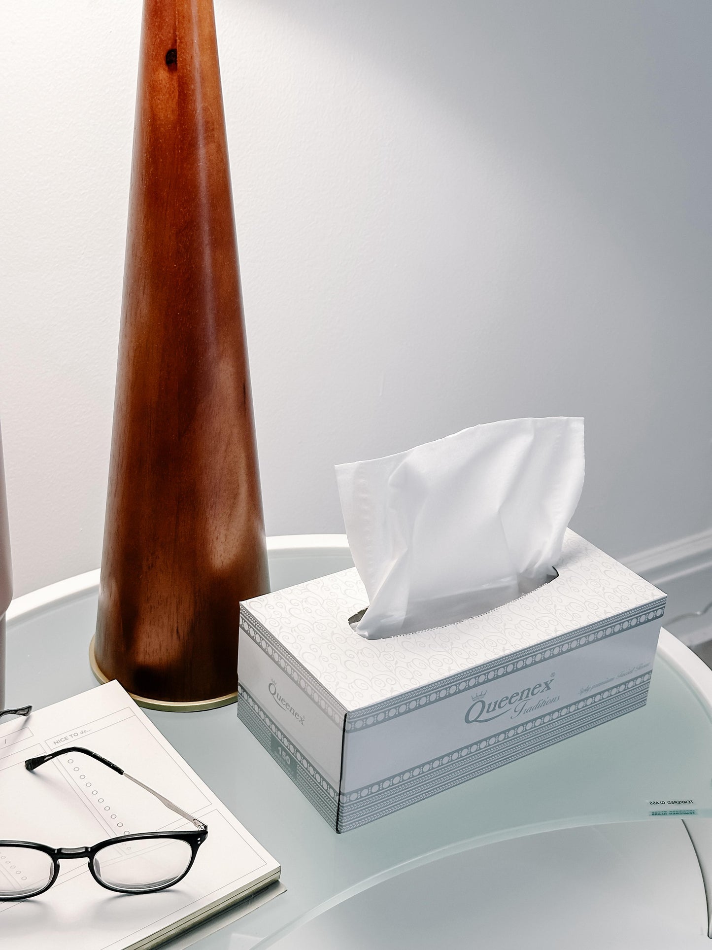 Queenex Ultra Soft Facial Tissues, 150 Tissues per Box, 3-Ply (5-Pack)